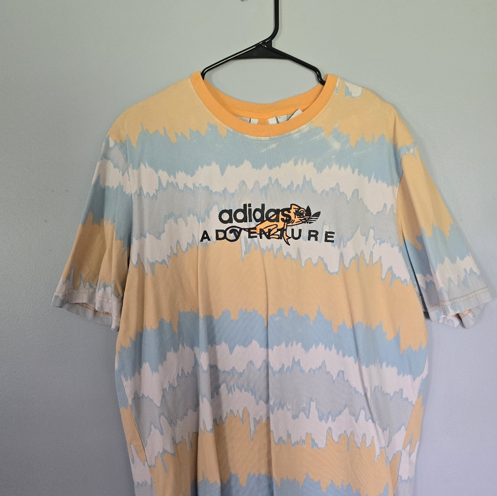 XL Adidas Tie-Dye Adventure Graphic T-Shirt